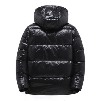 Muška down jakna s kapuljom, produžena duljina, vodootporna, sadržaj perja 51-55%, patčje perje