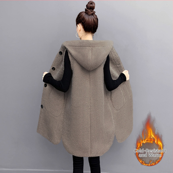 Didelio dydžio pūsto veliūro liemenė su gobtuvu — vienos spalvos, akriliniai pluoštai, gobtuvas, sagos uždarymas vienoje eilėje, pagrindinė medžiaga 95%+