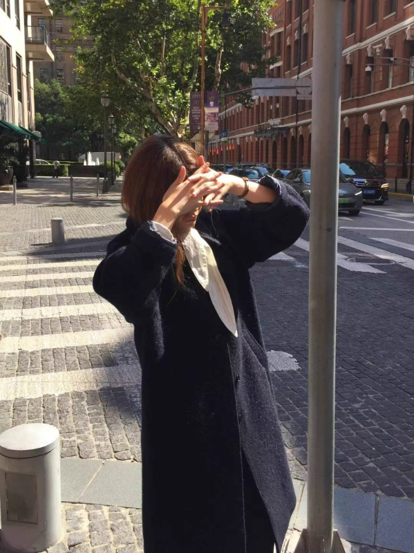 Ženski dugi kaput od vune i smjese s stojećim ovratnikom | Vuna 80–90% | Zima 2025