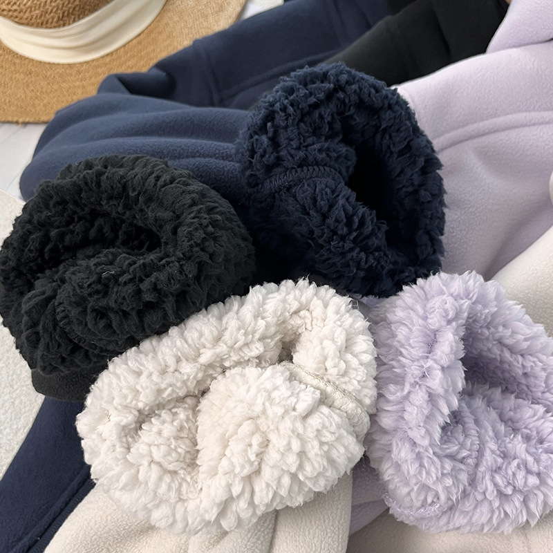 Ženski kaput od poliestera s flis podstavom, otporan na vjetar, kapuljača, zip, slobodan kroj