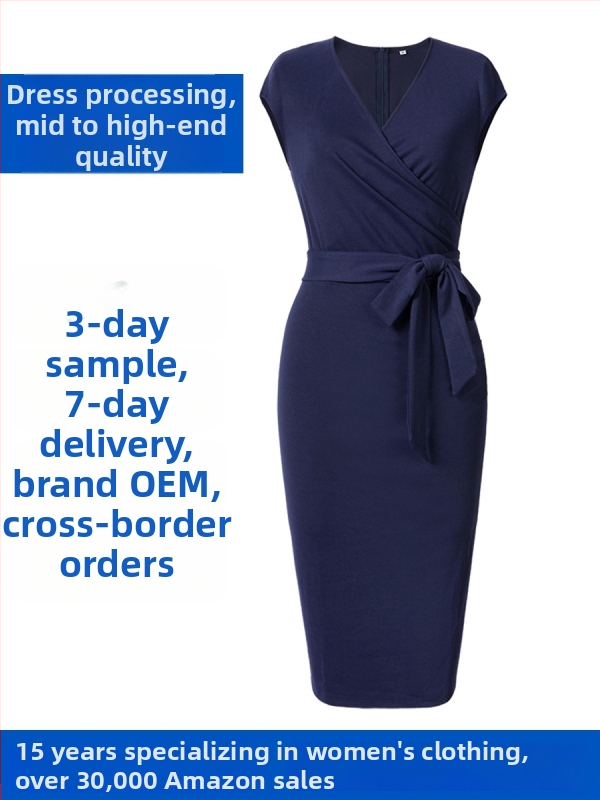 Dámske pletené šaty na jedno diel | OEM výroba podľa vzoriek a návrhov | 3–dňová skúšobná fáza | Kapacita 1000 kusov za deň | Plisé dizajn