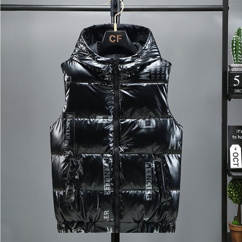 Muški dvostrano pamučni prsluk s kapuljom, korejski stil