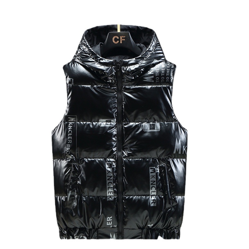 Muški dvostrano pamučni prsluk s kapuljom, korejski stil