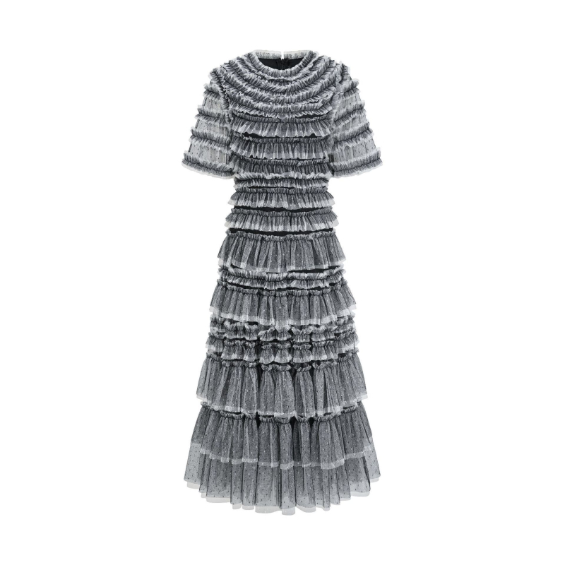 Γυναικείο φόρεμα από υφαντό ύφασμα: μικρές παρτίδες κατά παραγγελία, σχεδιασμός και δείγματα μοντέλων, πλήρης παραγωγή με συσκευασία υλικών, OEM επεξεργασία