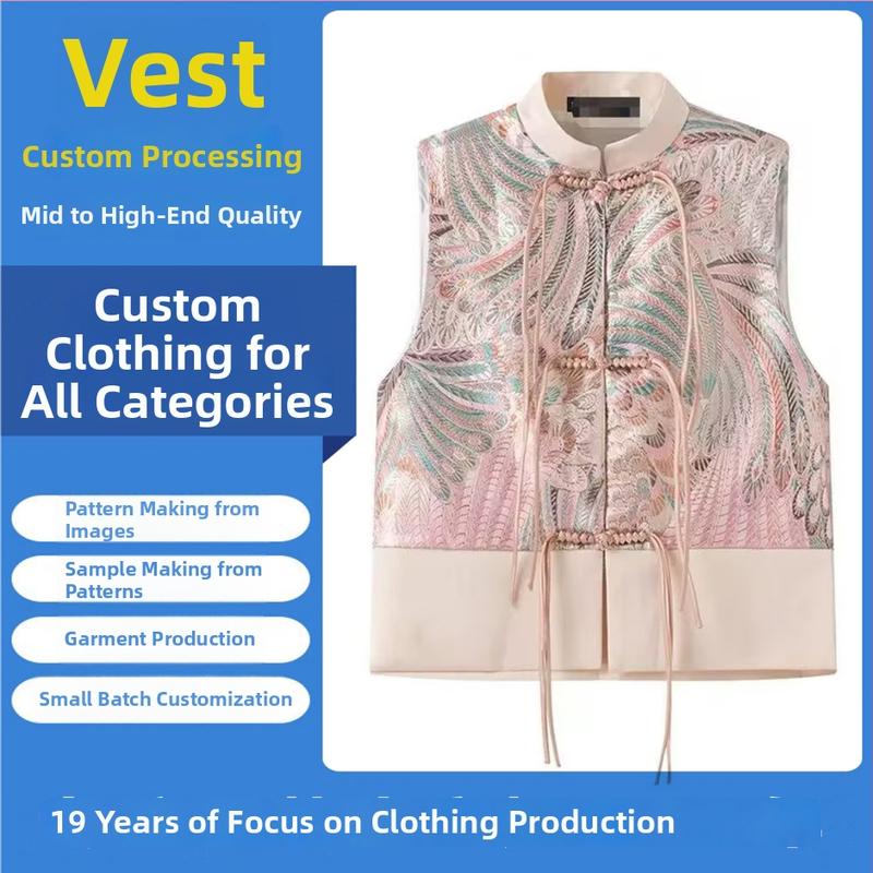 Isman krajkový vest – na mieru podľa nákresov a vzoriek, vynikajúca výroba, skúška 3–5 dní, zimná 2024 kolekcia