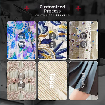 Auduma kleitas ražošana – vidējā un augstākā klase, 7 dienu paraugu izstrāde, 500 gab./dienā, OEM/paraugs/zīmējumi