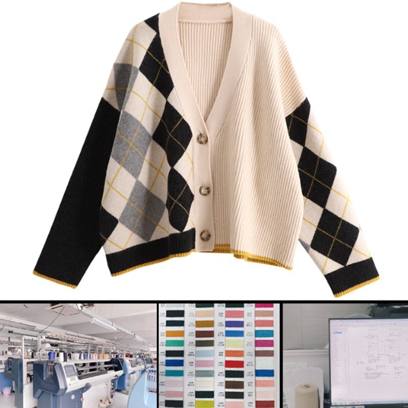 Γυναικείο πλεκτό παλτό φθινοπωρινό-χειμερινό, OEM και δειγματοληπτική παραγωγή σε πλεκτή μηχανή, Ύφασμα ακρυλικό/μαλλί μείγμα, Χωρητικότητα 500 τεμάχια, 3–5 ημέρες δοκιμή πρωτοτύπου, 3 μήνες εγγύηση