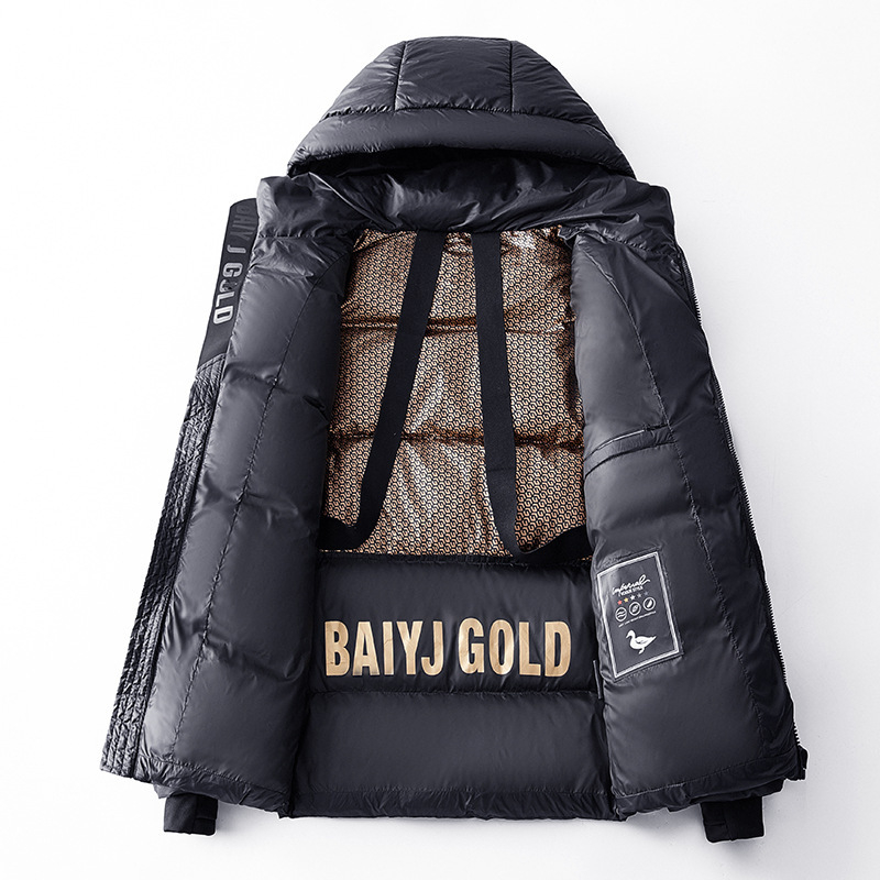 Dugačka jakna s kapuljačom, punjenje od bijelog guščjeg pera, kašmir sadržaj 76–80%, pogodna za ekstremno hladno vrijeme (-30°C do -15°C), slobodan kroj