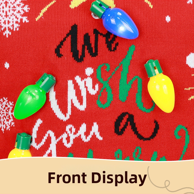 Dámsky vianočný sveter, pletený s jacquardovým vzorom zvieracieho motívu, štíhla silueta, kruhový výstrih, zmes akryl-bavlna, dĺžka 50-65 cm, jar 2025