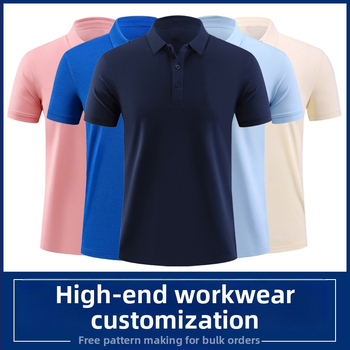 Polo krekli darba apģērbam — OEM ražošana pēc zīmējumiem vai paraugiem, mazs partiju daudzums, 3000 gab./dienā, 5 dizaineri, 3 dienu prototipu cikls