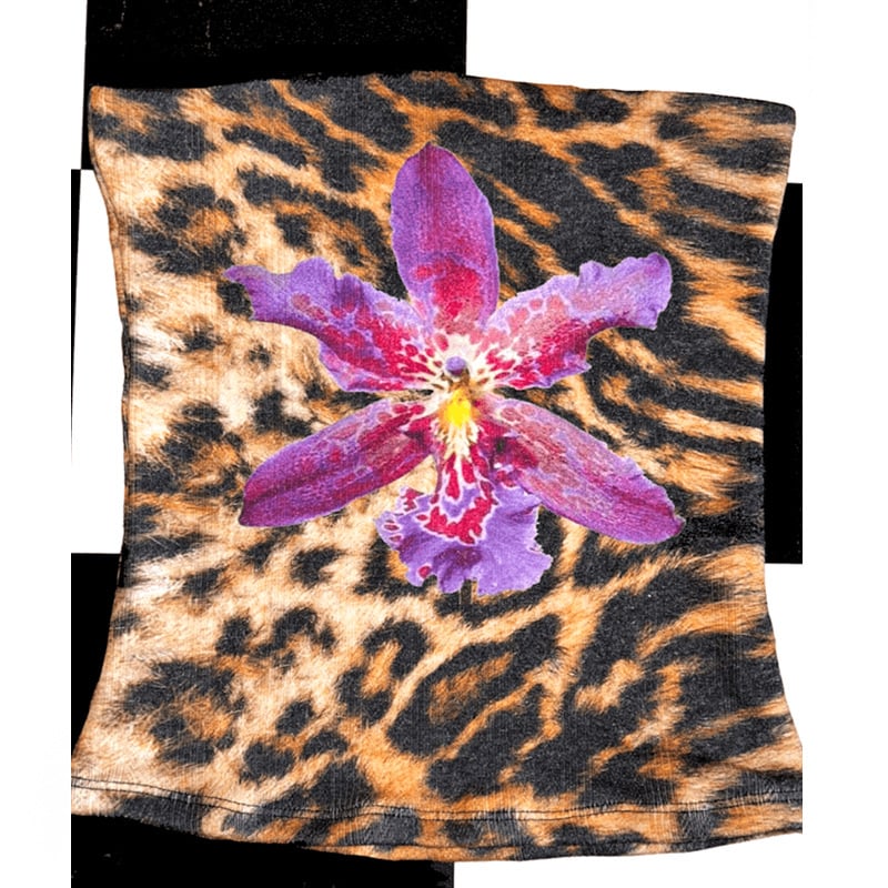 Топ без презрамки, плътно прилепнал, супер къс модел, полиестер, улично-хипстерски стил