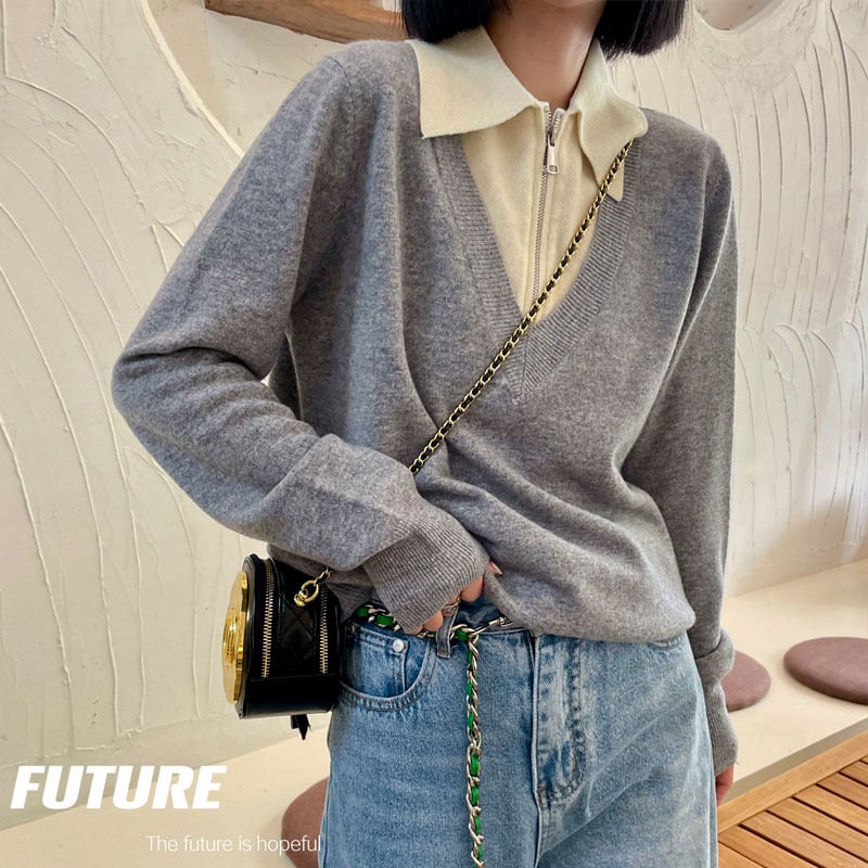 Pulover od vune s kašmirom, vunom i modalom; podržava uzorak i OEM obradu; kapaciteta 3000 komada; 3 dizajnera; japansko-korejski stil.