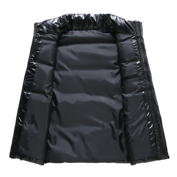 Muška zimska vesta od korduroja s kapuljom, prugasti uzorak