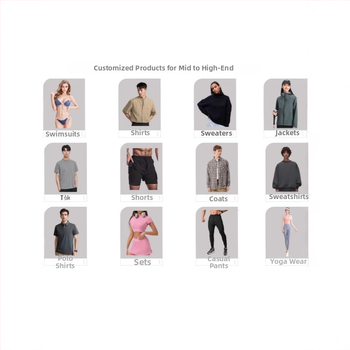 Pasūtījuma apģērbs – T-krekli, džemperi, šorti; OEM ražošana pēc rasējumiem; paraugdarbs; materiāli: kokvilna, poliesters, elastāns