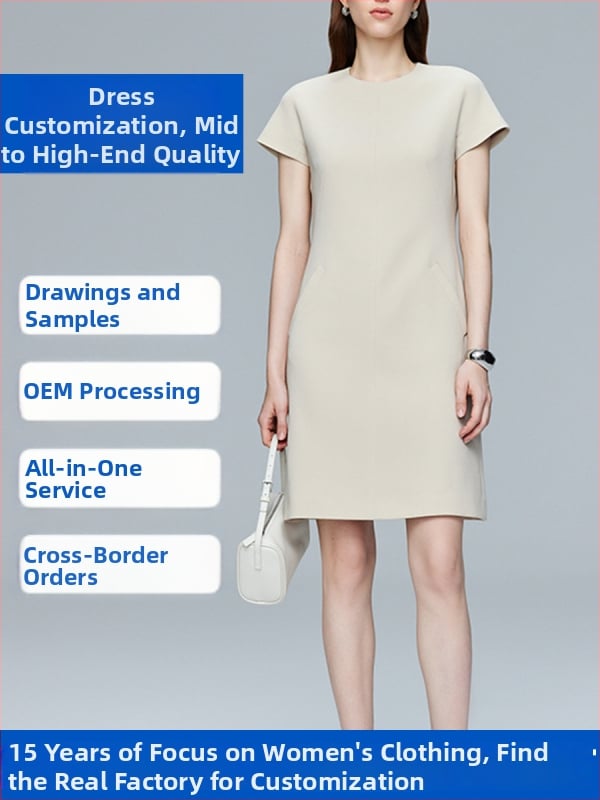 Acetatna haljina za ured bias krojem; izrada uzoraka, male serije OEM obrade, vrhunsko prilagođavanje; srednje-visoka proizvodnja, 5-dnevno probno razdoblje, 1000 kom/dan