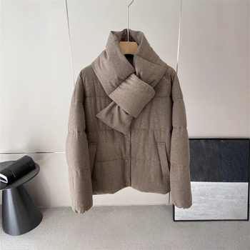 Bunda s páperím z kačíc - bez goliera, hrubá, obsah páperia 86-90%, výplň 101-200 g, dĺžka 50-65 cm