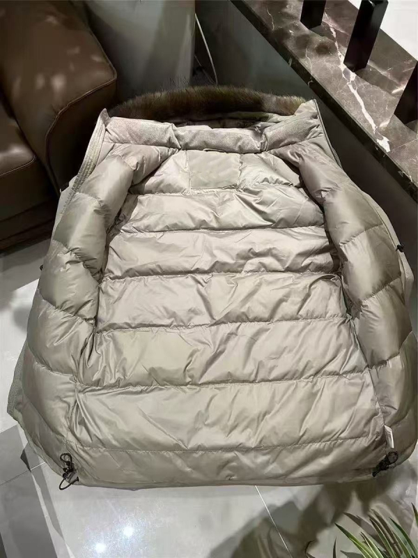 Ženska down jakna za zimu, debela, vanjska uporaba, s odvojivim krznenim ovratnikom, zatvarač, srednja duljina, širok kroj