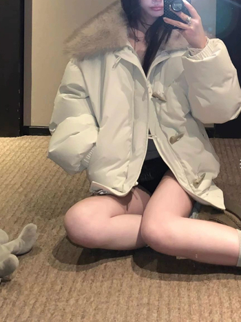 Jakna s puhom od patke, sadržaj perja 81–85%, punjenje 101–200 g, pamuk tkanina, prednji zatvarač