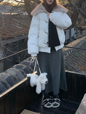 Jakna s puhom od patke, sadržaj perja 81–85%, punjenje 101–200 g, pamuk tkanina, prednji zatvarač