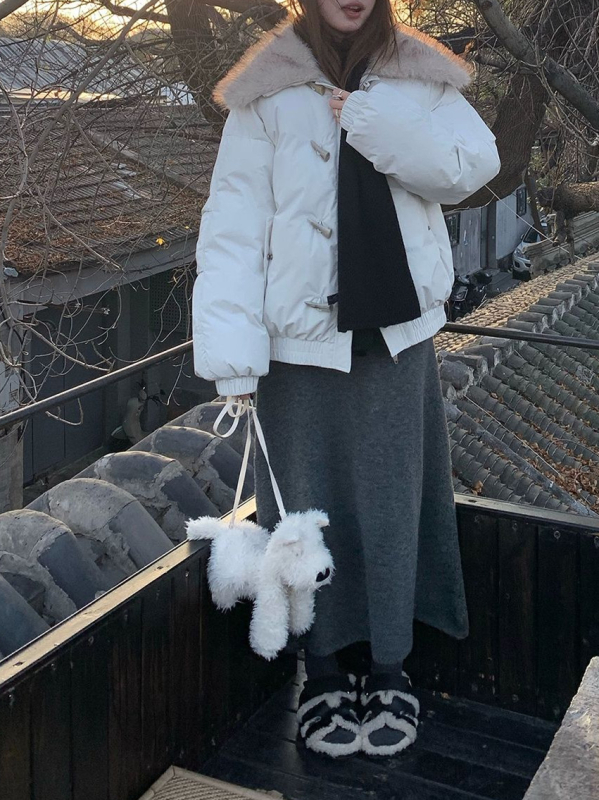 Jakna s puhom od patke, sadržaj perja 81–85%, punjenje 101–200 g, pamuk tkanina, prednji zatvarač