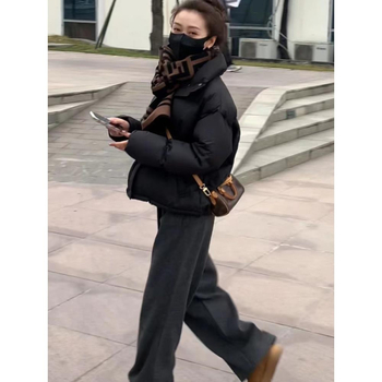 Ženska zimska jakna s perjem od patke, debeli Chenille materijal, Spandex tkanina