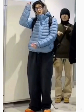 Sieviešu pūkjak ar kapuci Korejas stilā, šaurs piegriezums, neilona audums, 90%+ pildījums