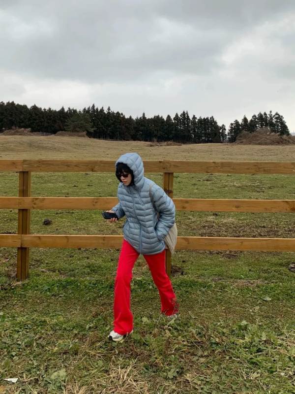 Sieviešu pūkjak ar kapuci Korejas stilā, šaurs piegriezums, neilona audums, 90%+ pildījums