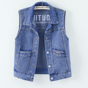 Chenille vesta sa Spandexom, flis podstava, polo ovratnik, džepovi, široki kroj