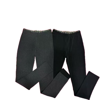 Colanți termici pentru bază, cu căptușeală din cașmir-protein, amestec cașmir-protein, elasticitate înaltă, țesătură groasă, lungime de 9 puncte