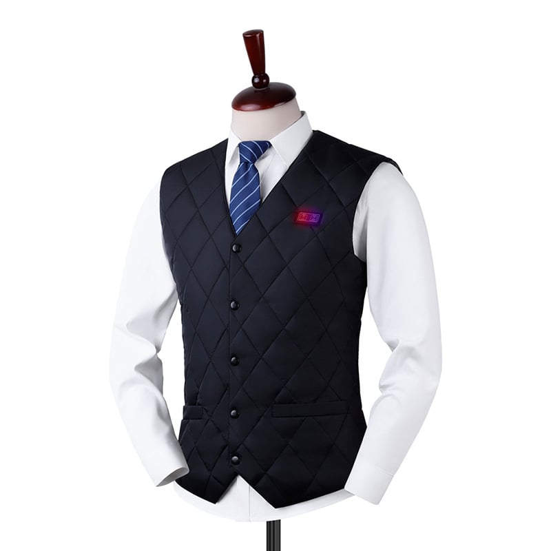 16-zonska inteligentna grijna vesta, USB napajanje grijanje s konstantnom temperaturom, pamuk punjenje, najlonska tkanina