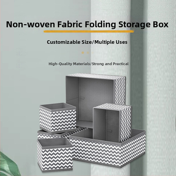 Dėžutė apatiniams drabužiams saugoti, 6-dalių rinkinys, stalčiaus tipo organizatorius iš neausto audinio, sulankstomi skyriai