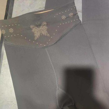 Sieviešu neilona zeķbikses ar 3D tauriņiem, augsta josta vēdera kontrolei, bieza fleece iekšējā oderējums, vienkrāsains raksts, deviņpunktu zeķes, Rompers garums, vecuma grupa 18–40