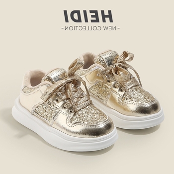 Pantofi sport pentru copii, închidere Velcro, partea superioară din piele artificială, talpă PVC, respirabili și ușori, primăvară–toamnă