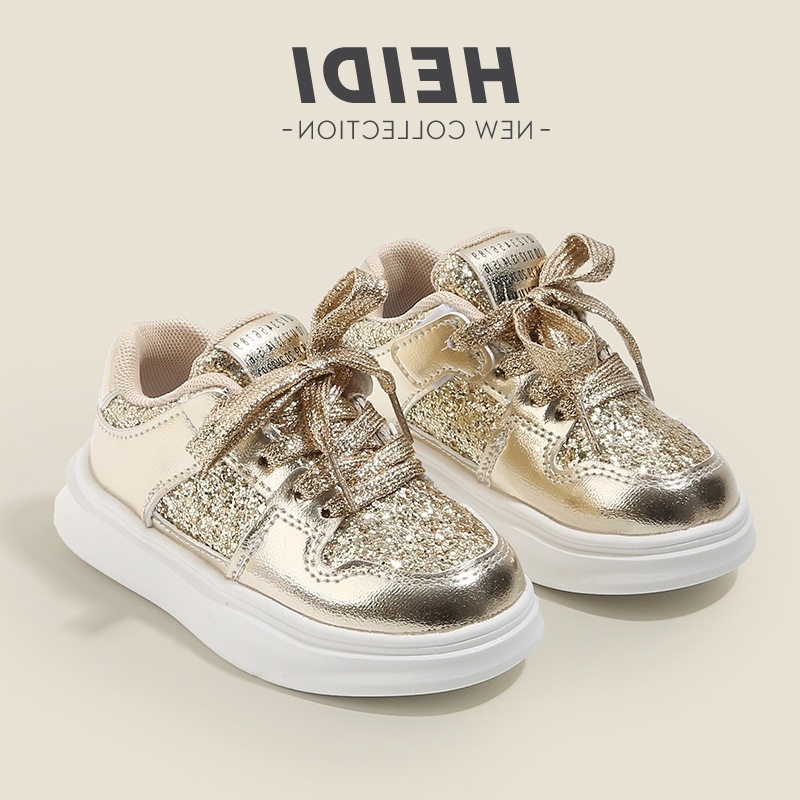 Pantofi sport pentru copii, închidere Velcro, partea superioară din piele artificială, talpă PVC, respirabili și ușori, primăvară–toamnă