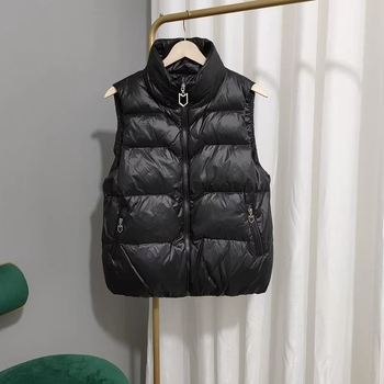 Chenille prsluk s Polo ovratnikom, regularni kroj, bez rukava, Proljeće 2025, Glavni sastav tkanine 90-95%