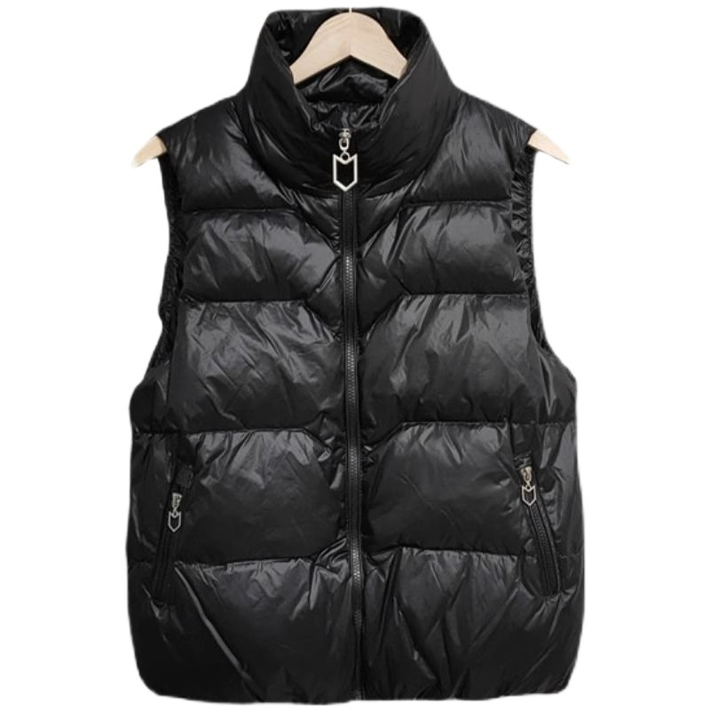 Chenille prsluk s Polo ovratnikom, regularni kroj, bez rukava, Proljeće 2025, Glavni sastav tkanine 90-95%