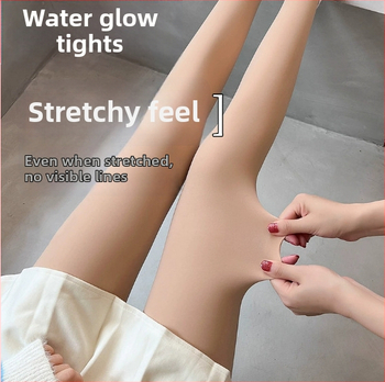 Water Light audums ar augstu vidukli, fleece iekšējais oderējums ziemai, bieza, pacel sēžamvietu un veido siluetu