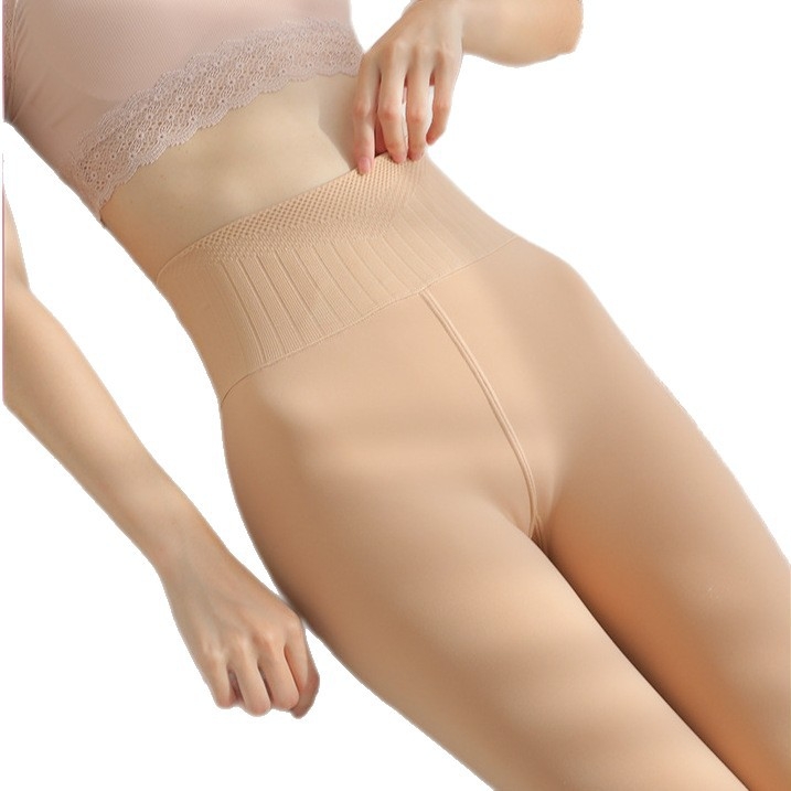 Water Light audums ar augstu vidukli, fleece iekšējais oderējums ziemai, bieza, pacel sēžamvietu un veido siluetu