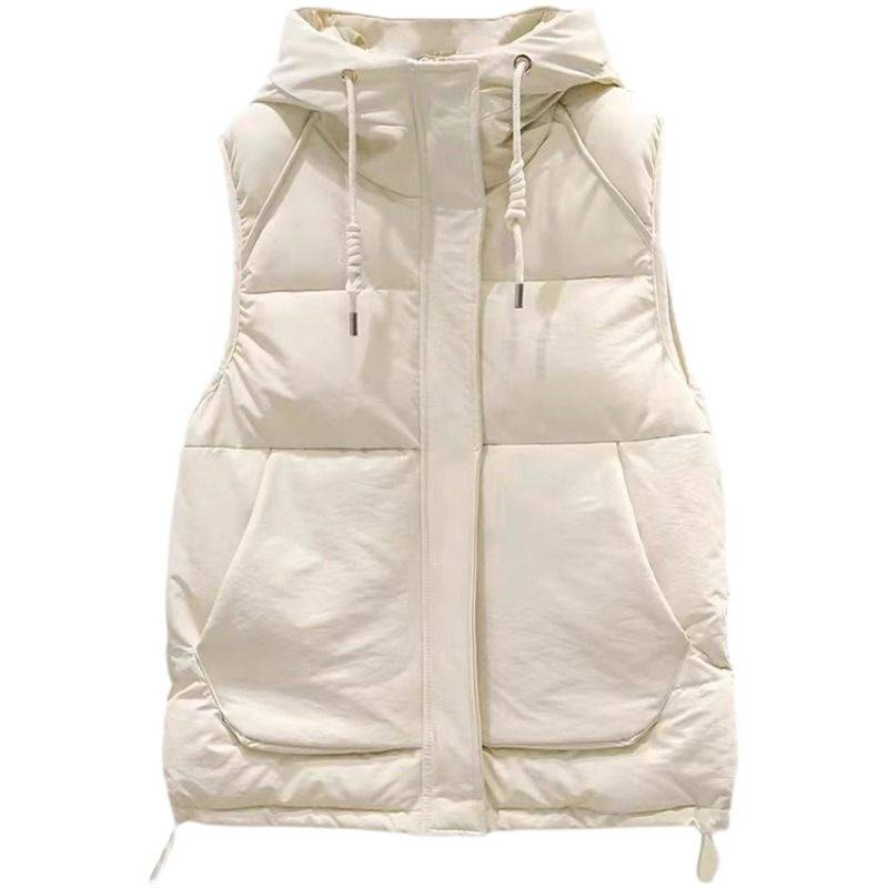 Ženski bezrukavni prsluk s polo ovratnikom, Chenille tkanina, glavni sastav: Spandex, proljeće 2025, slobodan kroj.