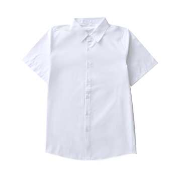 Мъжка риза с дълги ръкави в японски колежански стил, слаба кройка, памучна материя, декоративен джоб