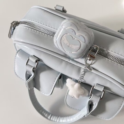 Xinghe puscaur AirPods Pro korpuss – puscaurīgs mīlestības sirds spārnu dizains, pilns pārklājums, TPU, injekciju formēšana, saderīgs ar Apple