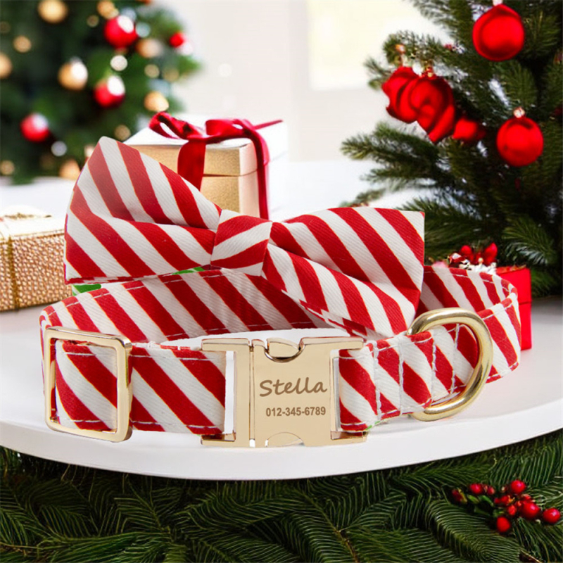 Ogrlica za pse - Prugasti uzorak, Poliester, Marka Dadugo, Univerzalna upotreba, Podrijetlo Yiwu