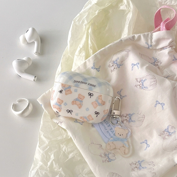 Carcasă AirPods Pro 2/3 generație, design drăguț de desen animat, material TPU, acoperire completă, turnare prin injecție, scop general