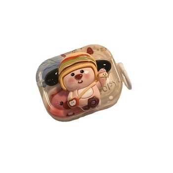 Carcasă de protecție pentru AirPods Pro 2 și AirPods 3 - gravură în relief, potrivire universală, brand Lemon Book