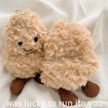 Căști protecție husă din fleece | portabil, carcasă moale, acoperire completă, stil desen animat | meșteșug: artă din țesătură | compatibil cu Apple