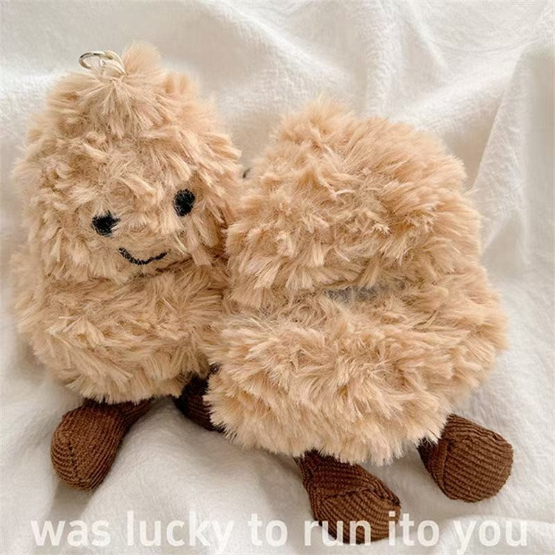 Căști protecție husă din fleece | portabil, carcasă moale, acoperire completă, stil desen animat | meșteșug: artă din țesătură | compatibil cu Apple