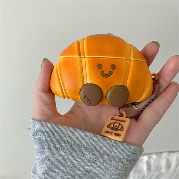 Husa din silicon pentru AirPods, cu corp moale, stil desen animat și gravură, compatibilă cu AirPods Apple