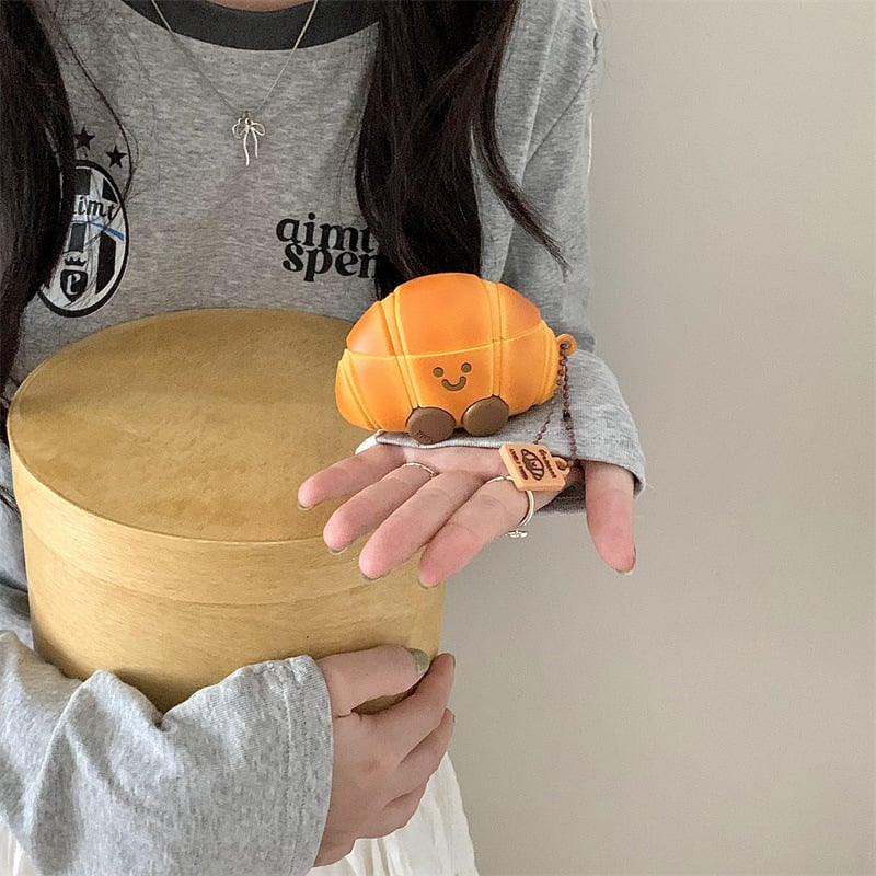 Husa din silicon pentru AirPods, cu corp moale, stil desen animat și gravură, compatibilă cu AirPods Apple