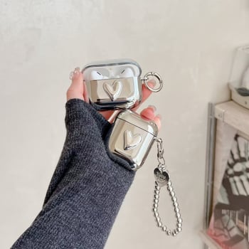 Carcasă de protecție AirPods Pro 2-a și 3-a generație - TPU, husă cu înveliș moale, lucrată manual, compatibil universal, motiv inimă, personalizabil