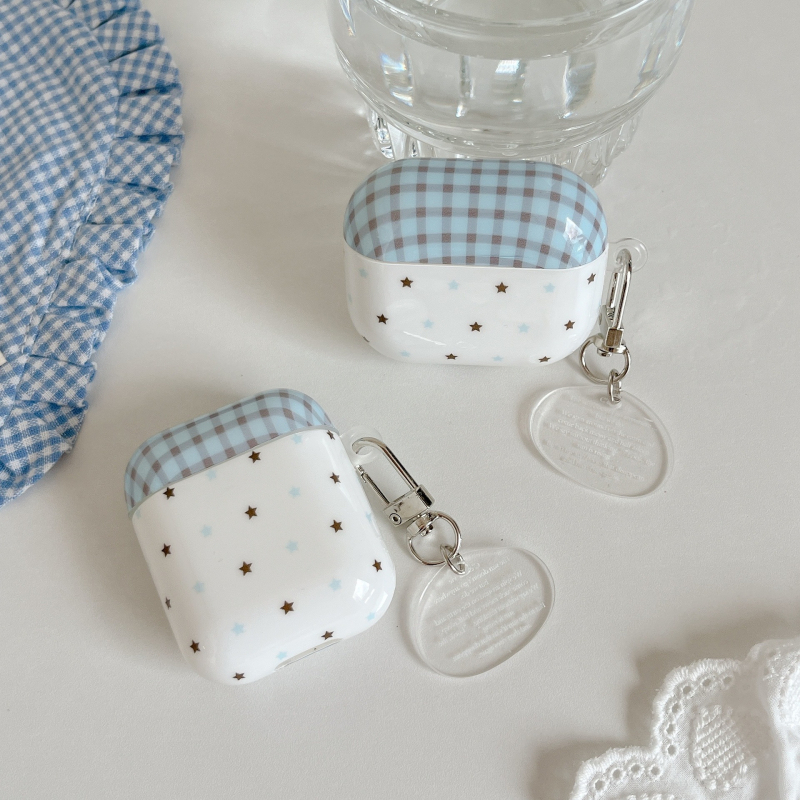 Zaštitna kutija za AirPods Pro s minimalističkim dizajnom zvjezdice (Materijal: TPU; Izrada: injekcijsko prešanje; Kompatibilni modeli: Apple; Podrška prilagodbi: Da)